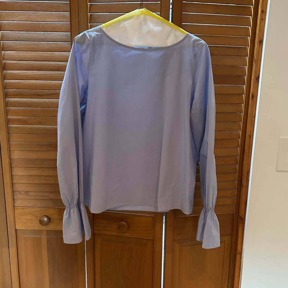 & Other Stories Blue Sailor Collar Blouse